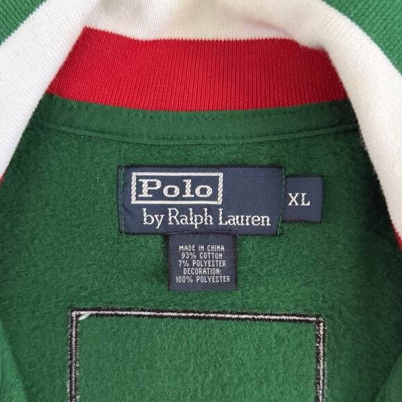 Polo Ralph Lauren Vintage Italy Big Pony Green Track Jacket - Picture 5 of 5